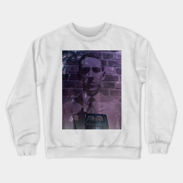 Color out of Lovecraft Crewneck Sweatshirt by asimplefool